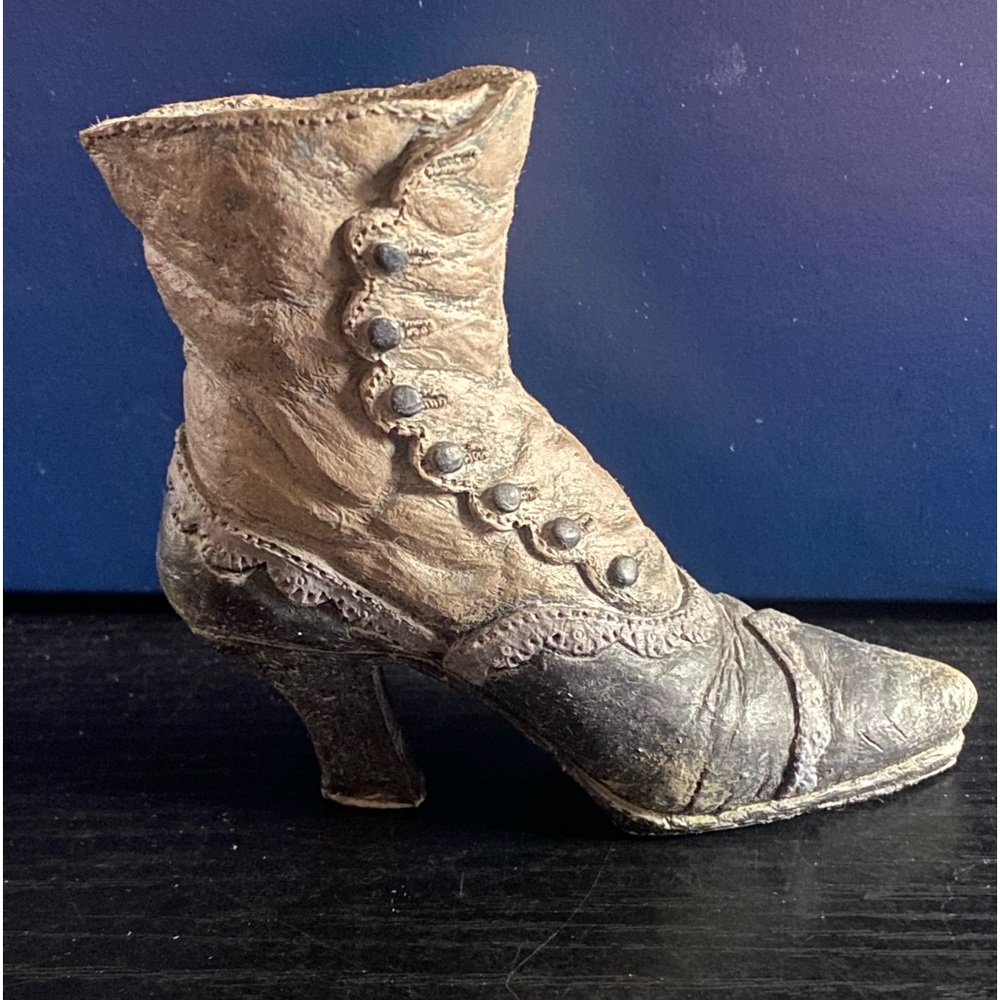 Collectible Cold Cast Porcelain Shoe Figurine